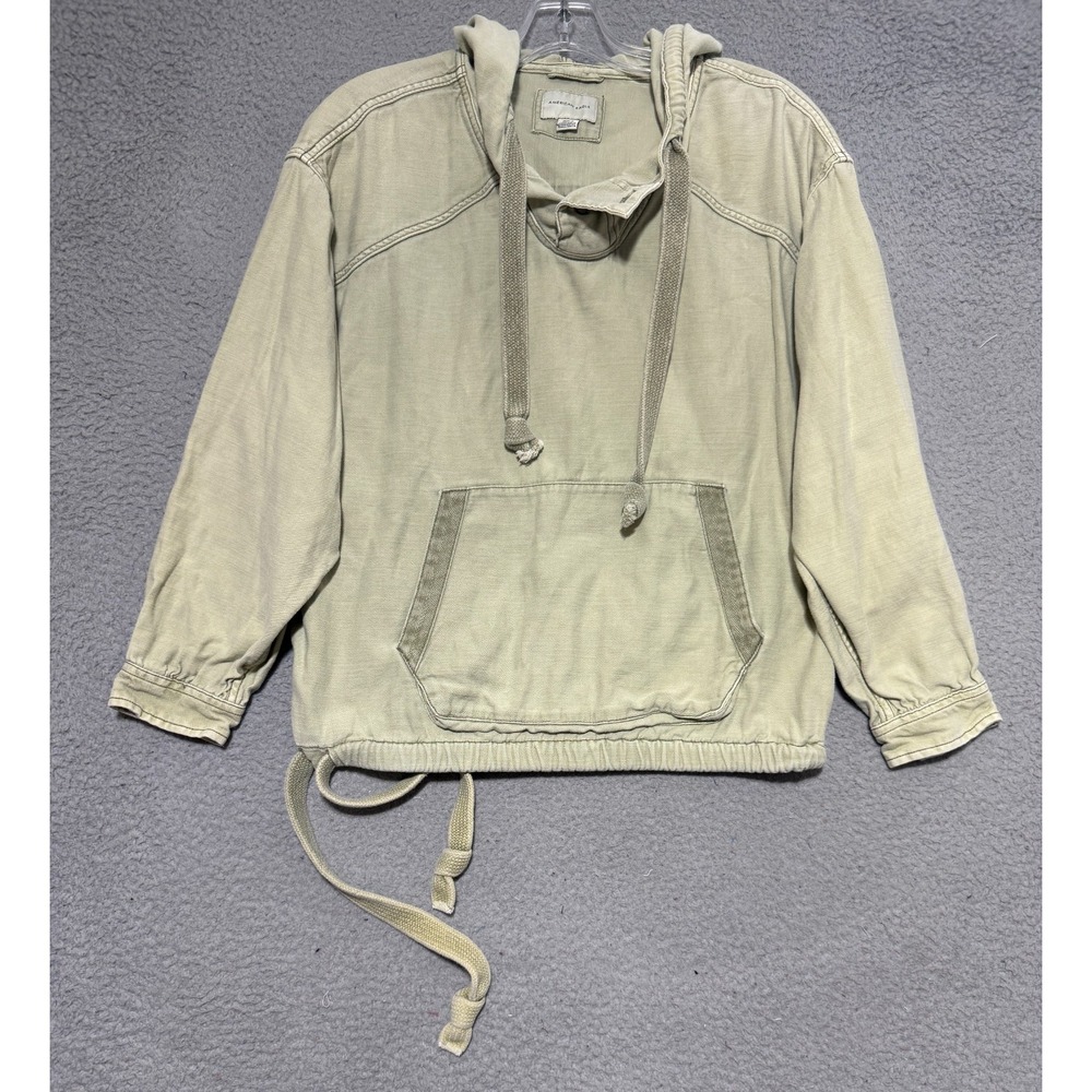 American Eagle Outfitters Utility Hoodie Size M Green Military Oversized Army